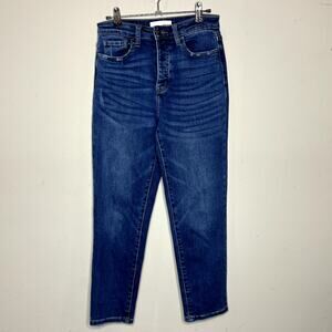 Vervet Denim Jeans Women's Size 26 Dark Wash Button Fly High Rise Skinny Ankle